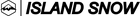 Island Snow Text Logo