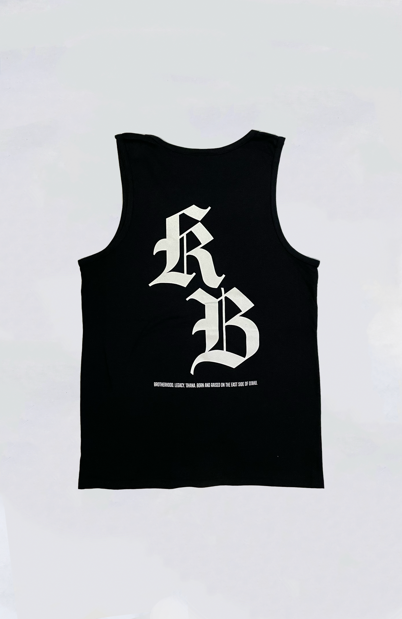 Kailua Boys Heavyweight Tank Top - KB Black Letter