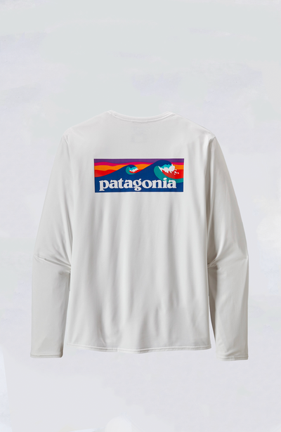 Patagonia - M's L/S Cap Cool Daily Graphic Shirt - Waters