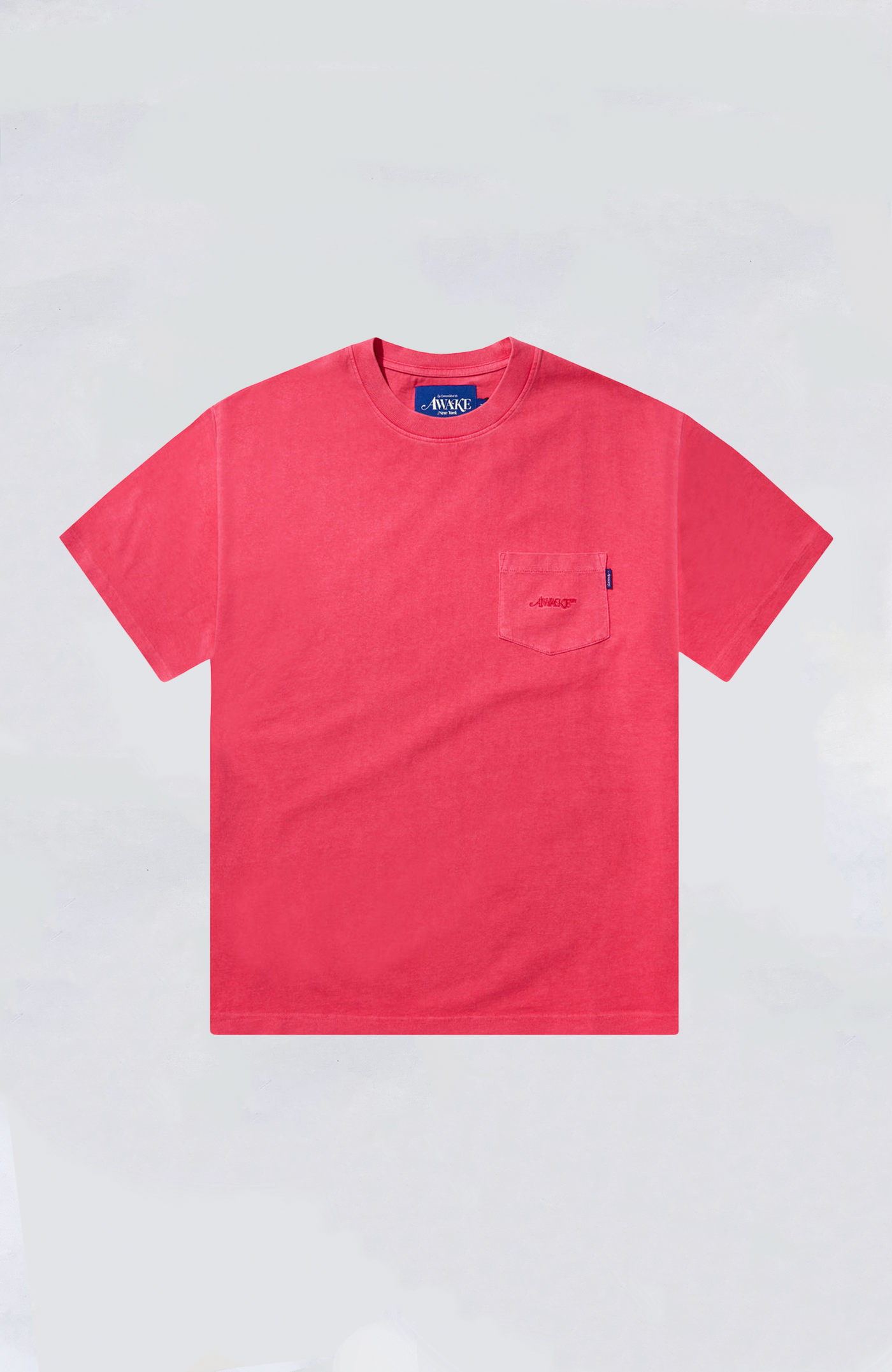 Awake NY -  Classic Logo Embroidered Pocket Tee