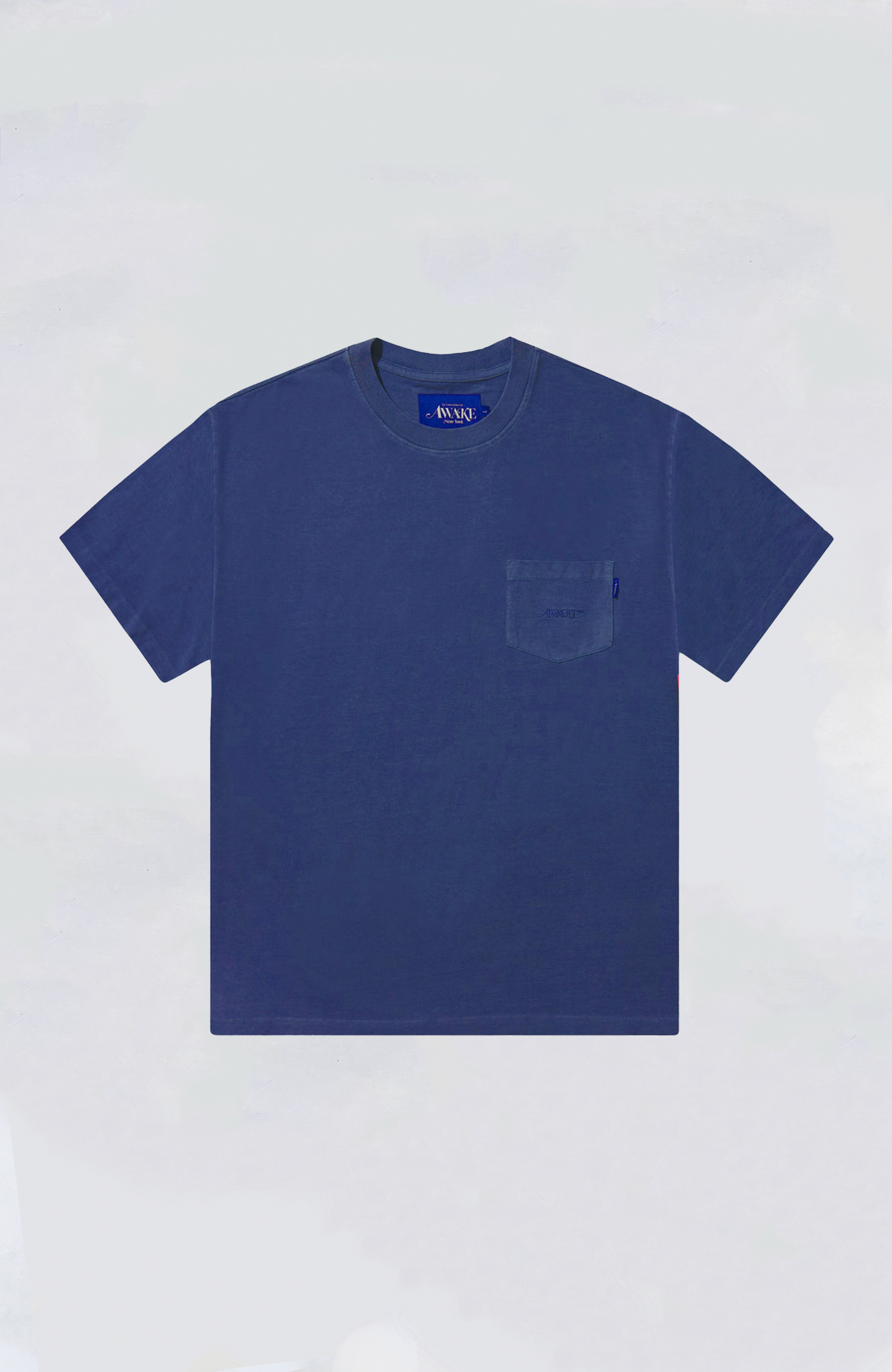 Awake NY -  Classic Logo Embroidered Pocket Tee