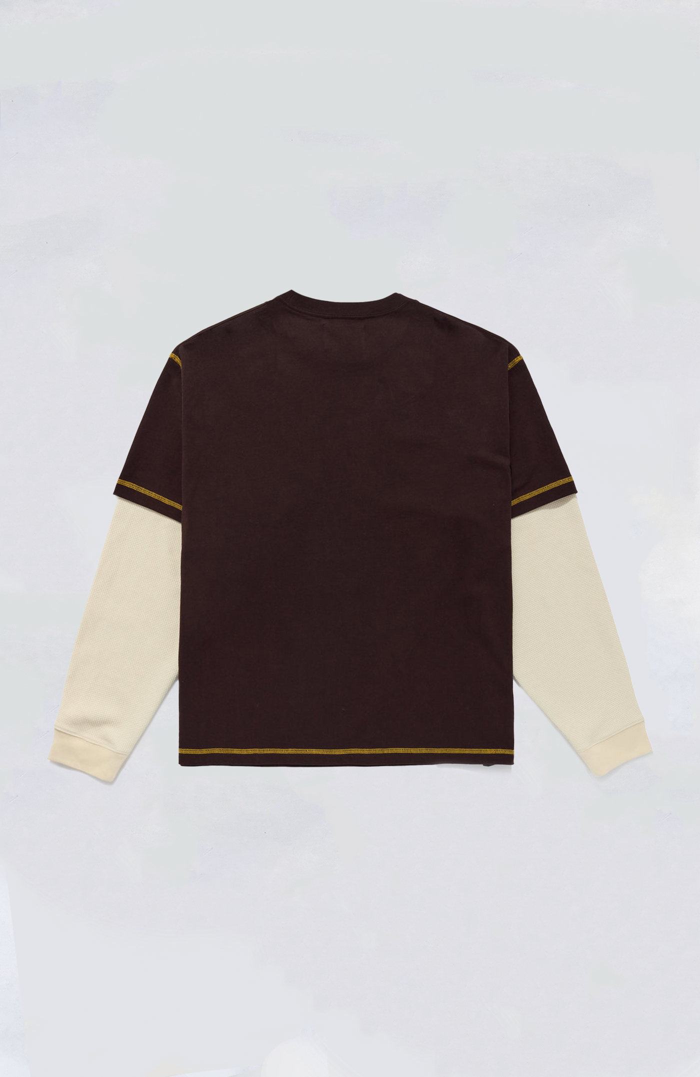 Awake NY - Waffle Layered Contrast Stitch Tee