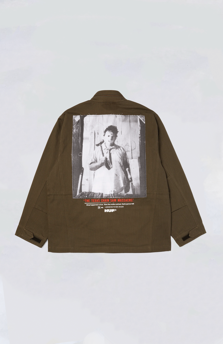 HUF2TCMM64MilitaryJacketGreenB