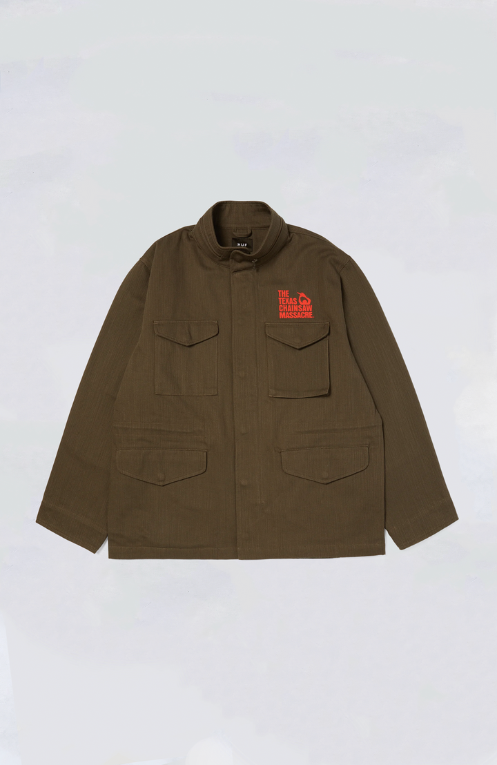 HUF2TCMM64MilitaryJacketGreenF