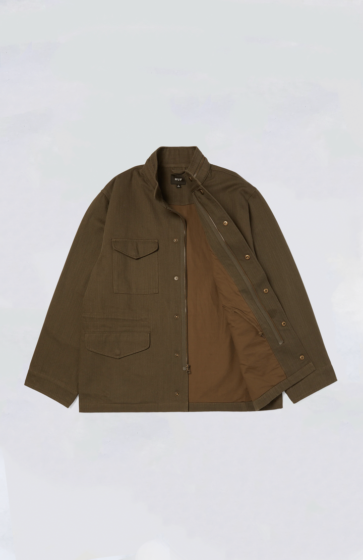 HUF2TCMM64MilitaryJacketGreenI