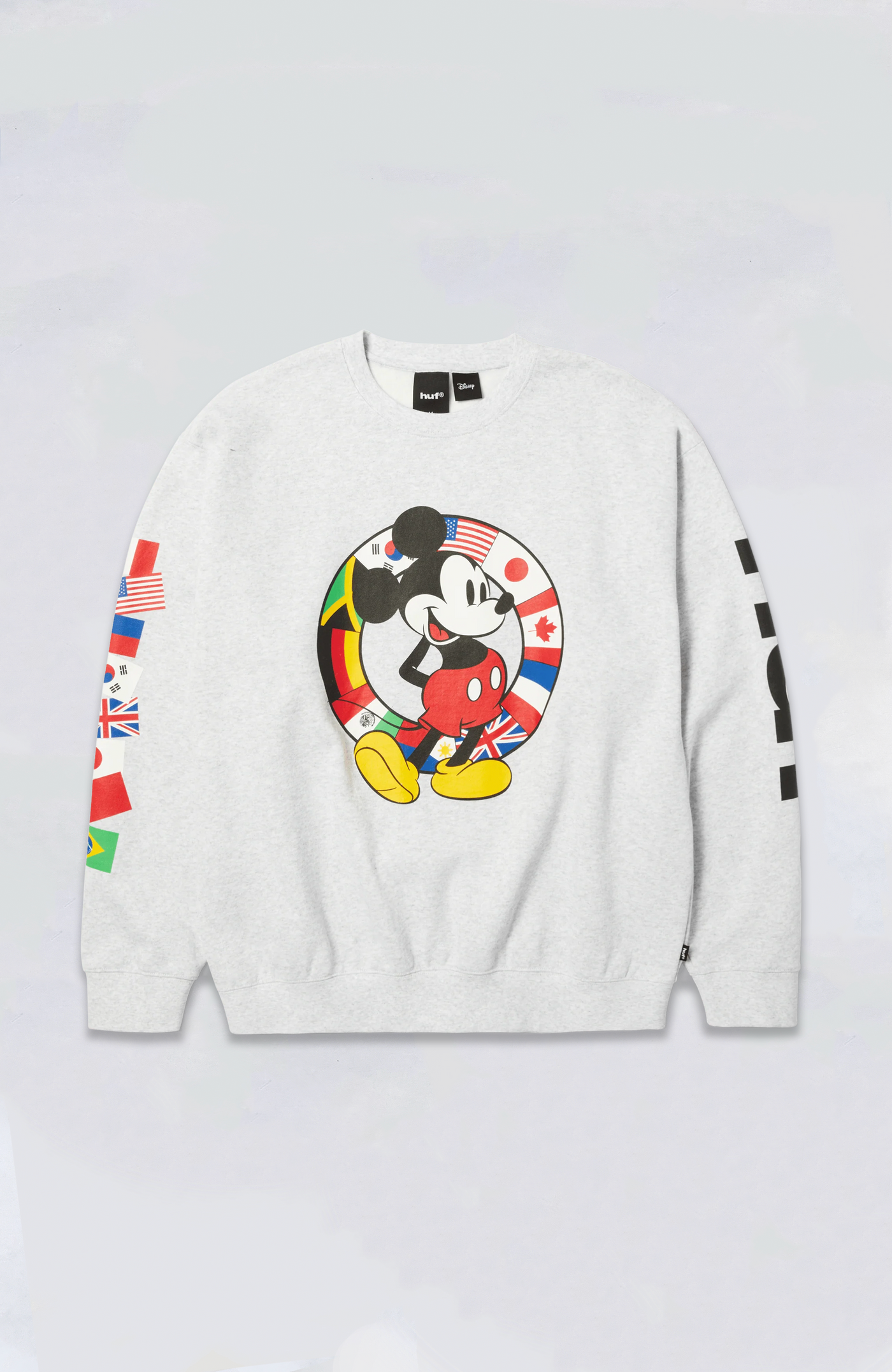 HUF - Disney | HUF Mickey Worldwide Tour Crewneck Sweatshirt