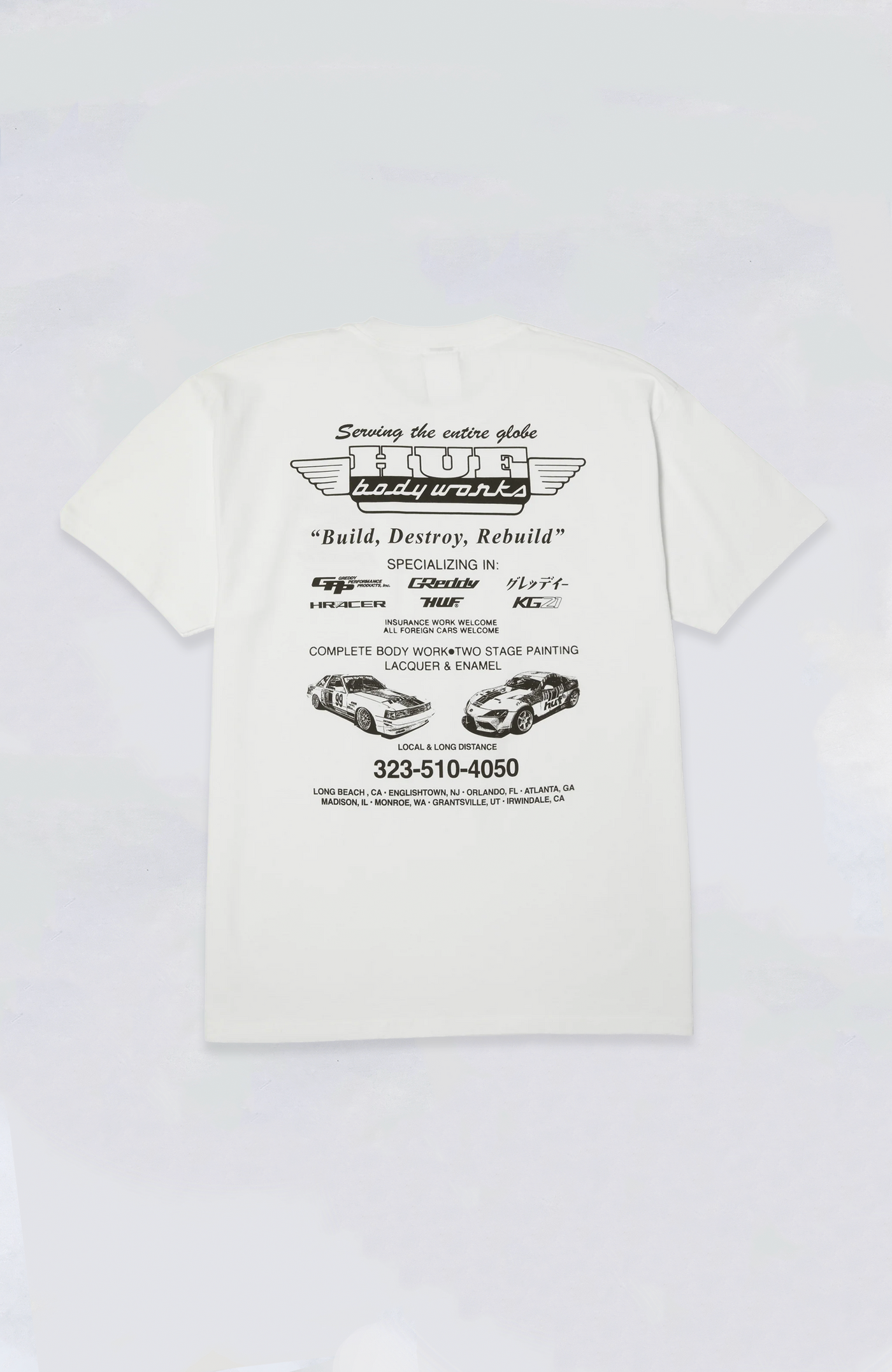 HUF - HUF X GReddy Body Works Tee