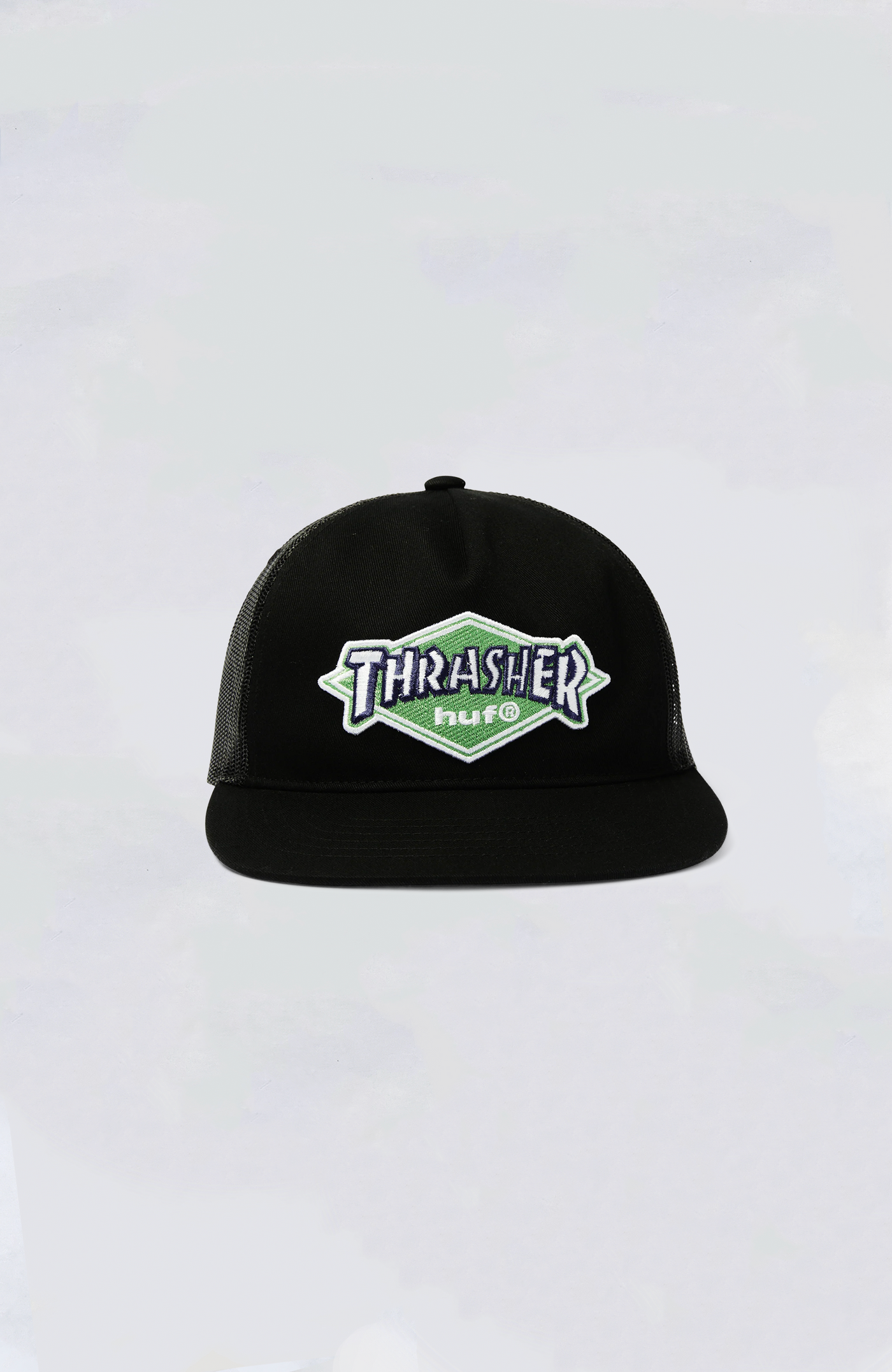 HUF - HUF X Thrasher Logo Twill Trucker Hat