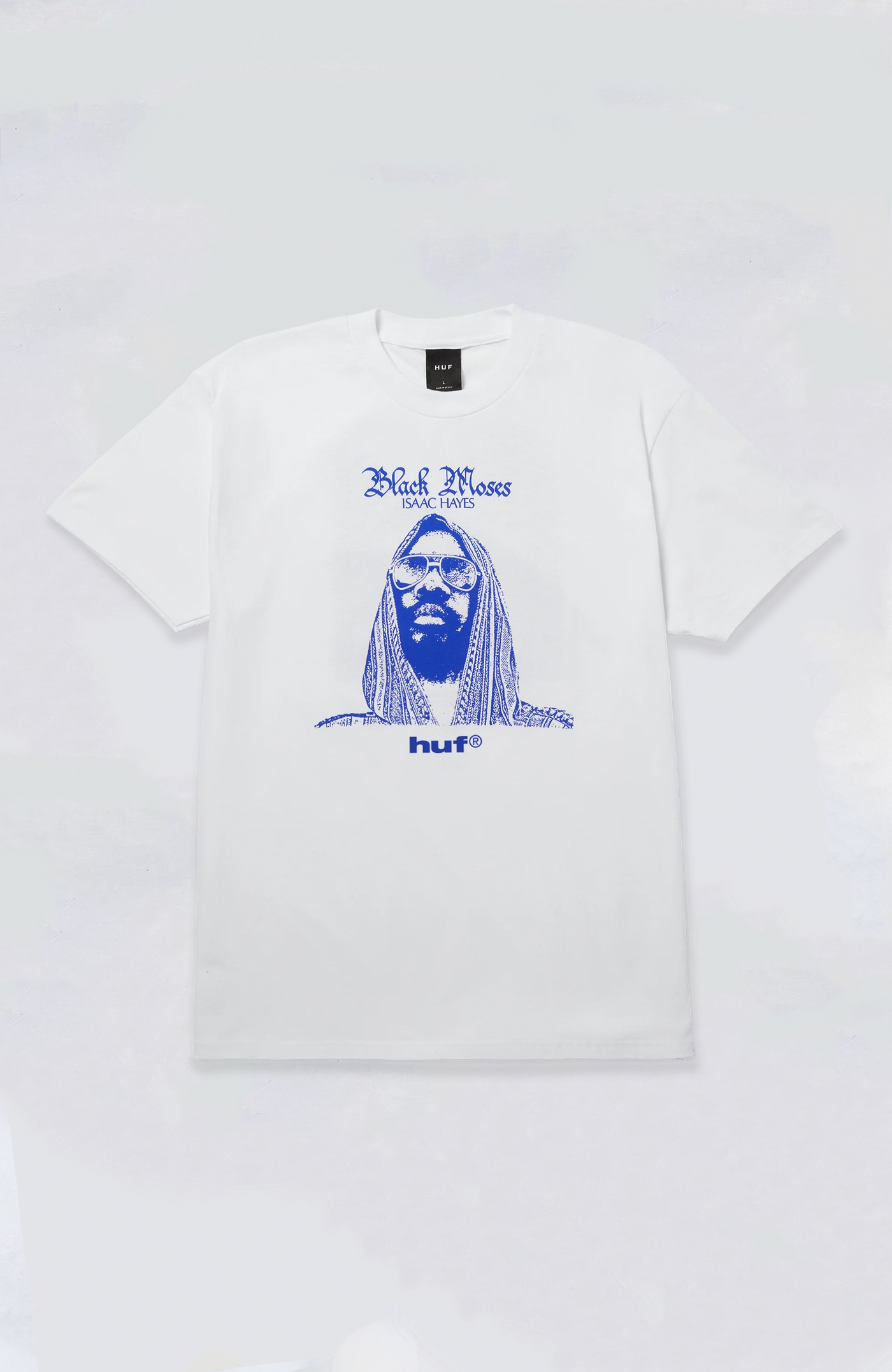 HUF - HUF x Isaac Hayes Black Moses Heavyweight Tee