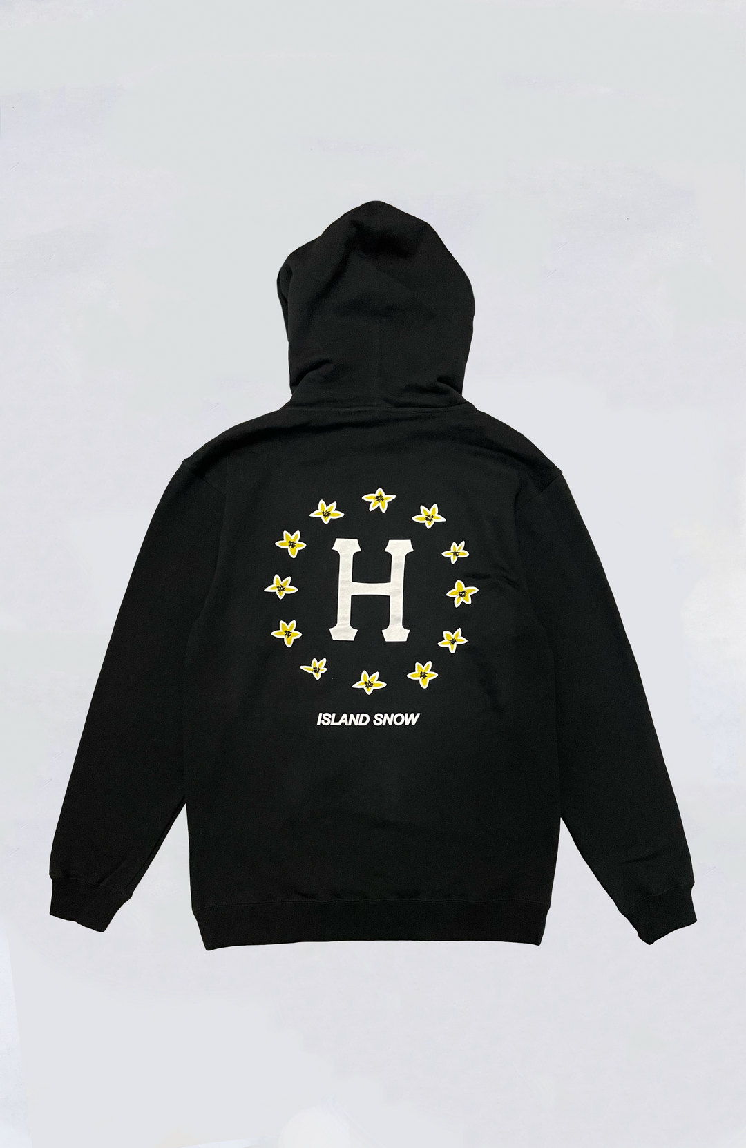 トップス HUF collaboration with #FR2 Hoodie L HUFGalaticComboHoodBlackBack_1