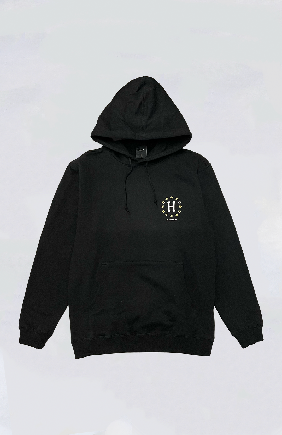 トップス HUF collaboration with #FR2 Hoodie L HUFGalaticComboHoodBlackFront_
