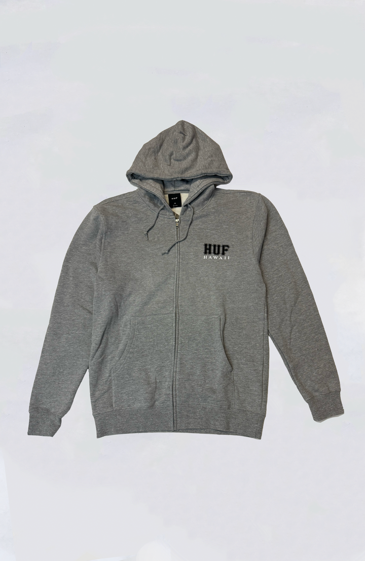 HUF（ハフ）の「BAR LOGO HALF ZIP HOODIE / HUF ハーフジップ