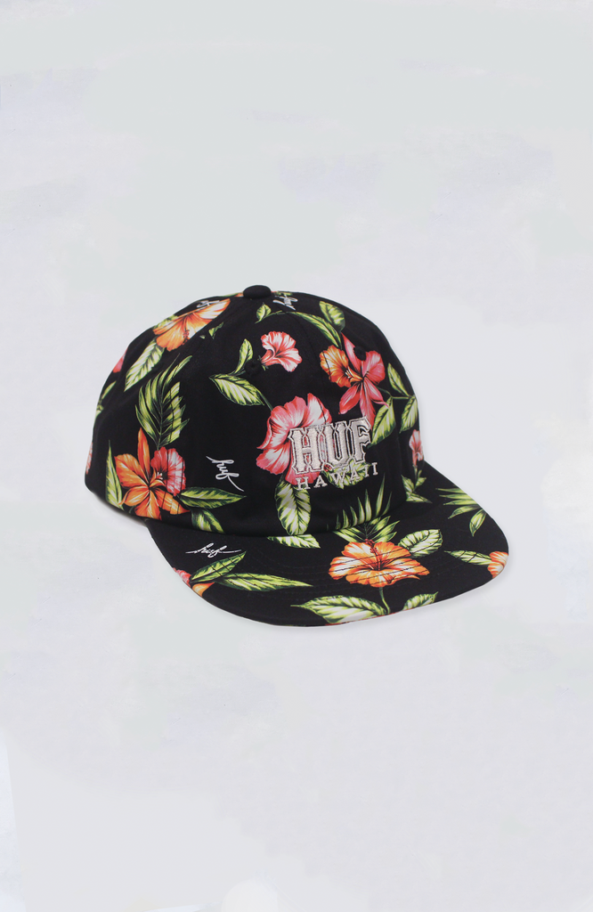 Huf Hawaii Print 6 Panel Snapback