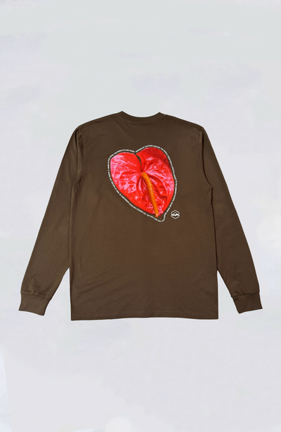 Island Snow Hawaii - IS Anthurium Premium Heavyweight L/S Tee