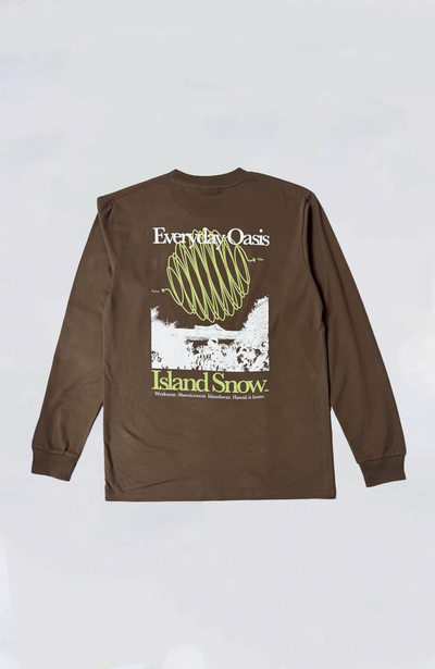 Island Snow Hawaii - IS Everyday Oasis Premium Heavyweight L/S Tee