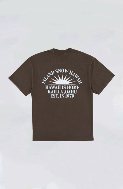 Island Snow Hawaii - IS Hawaii is Home Washed Heavy Tee