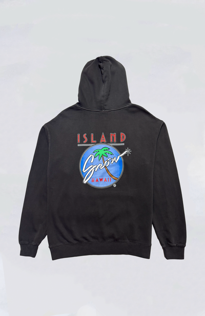 Island Snow Hawaii - IS Original Logo Washed Hoodie