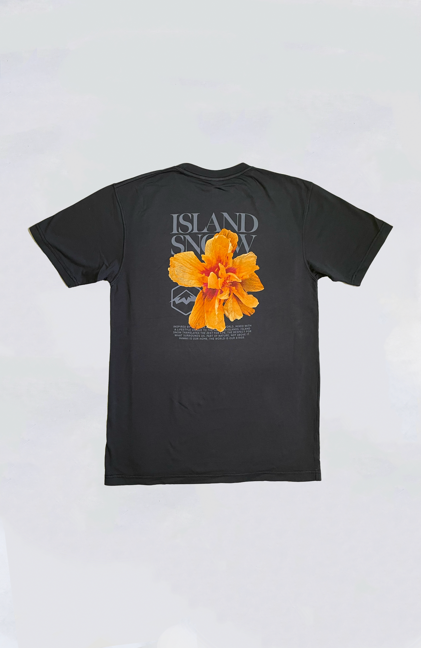 Island Snow Hawaii Premium Garment Dyed Tee - IS Sunrise Hibiscus