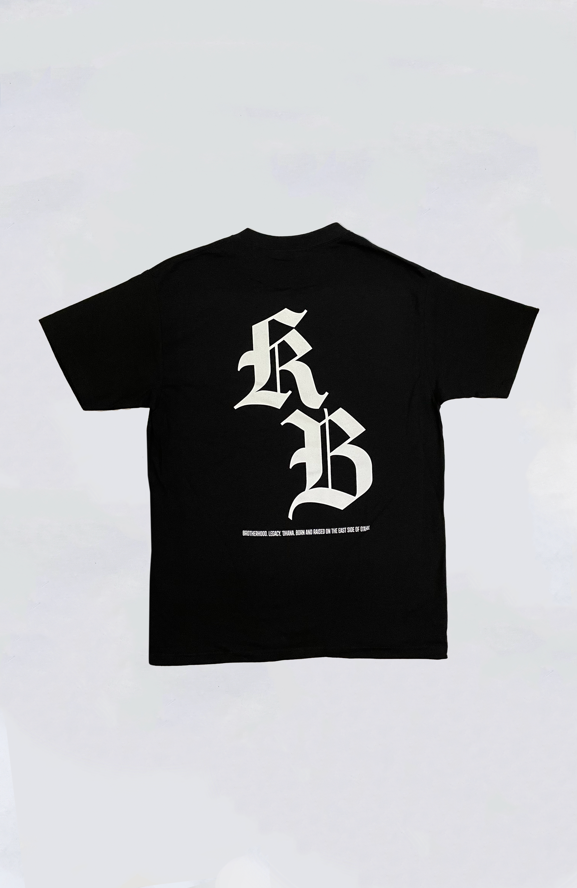 Kailua Boys - KB Black Letter Heavyweight Tee – Island Snow Hawaii