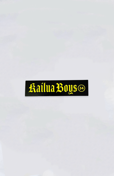 Kailua Boys - KB Black Letter Sticker