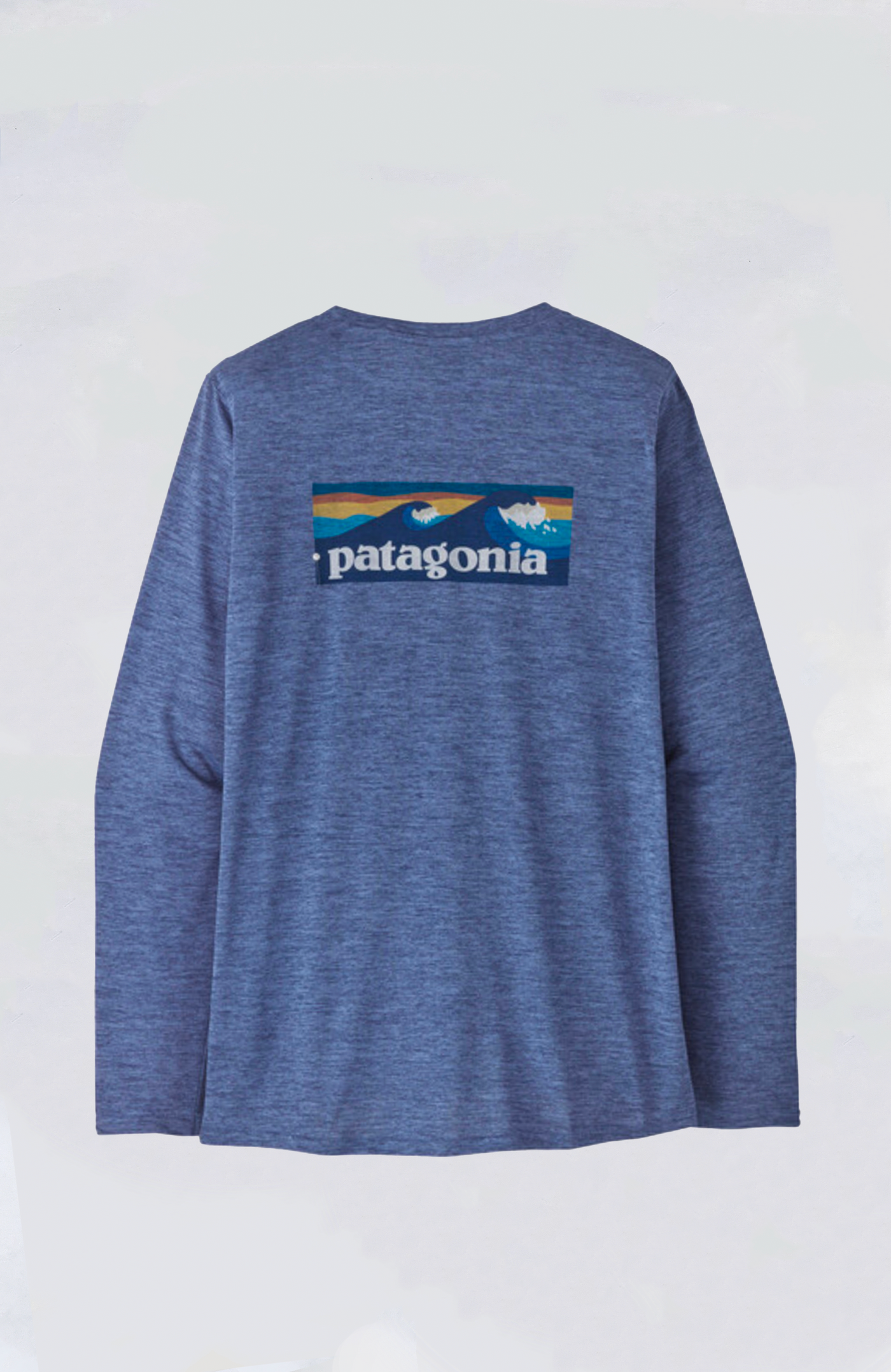 Patagonia Women's Long Sleeve Tee - W's L/S Cap Cool Daily Graphic Shirt - Waters