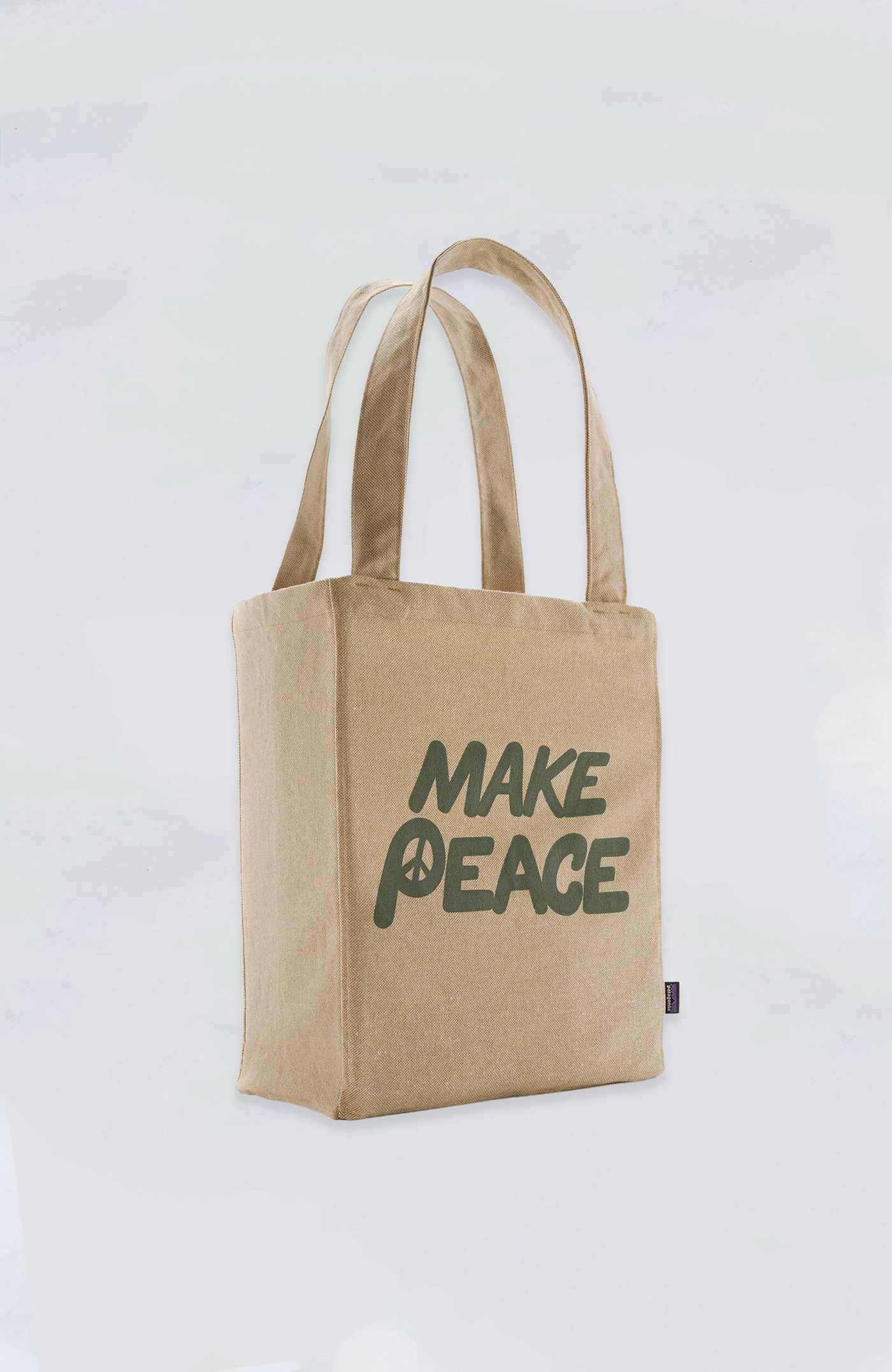 patagonia market bag Patagonia Recycled Market Tote '73 Text Logo/Classic Tan