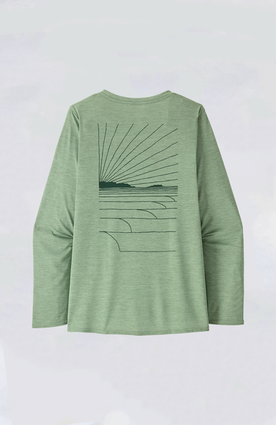 Patagonia - Women's L/S Cap Cool Daily Graphic Shirt - Waters