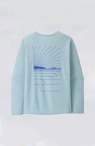 Patagonia - M's L/S Cap Cool Daily Graphic Shirt - Waters