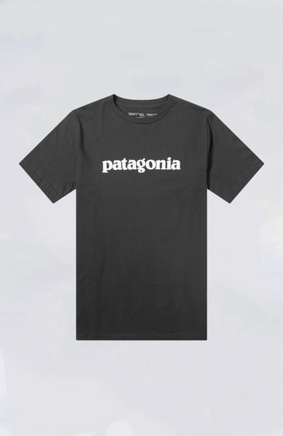 Patagonia Organic Tee - Text Logo