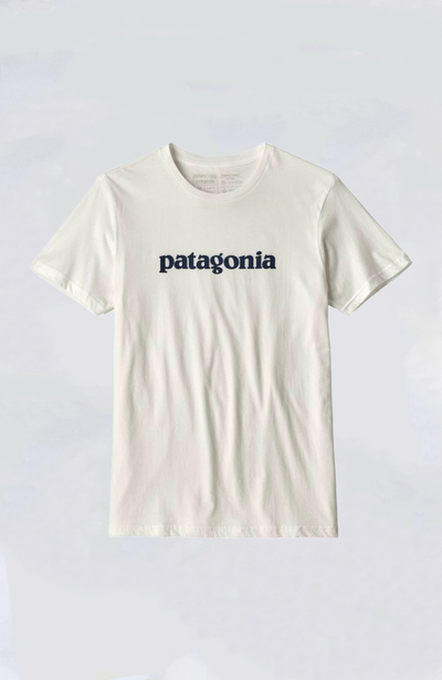 Patagonia Organic Tee - Text Logo