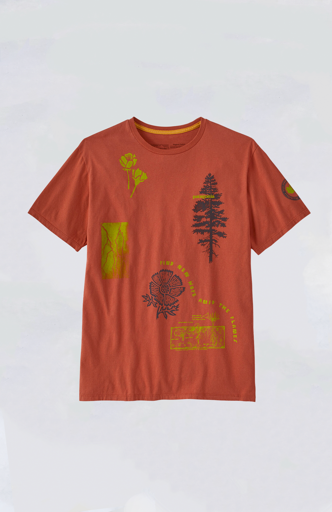Patagonia Shirt - Pyrophytes Organic T-Shirt