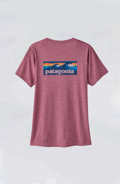 Patagonia Women's Tee - W's Cap Cool Daily Graphic Shirt - Waters