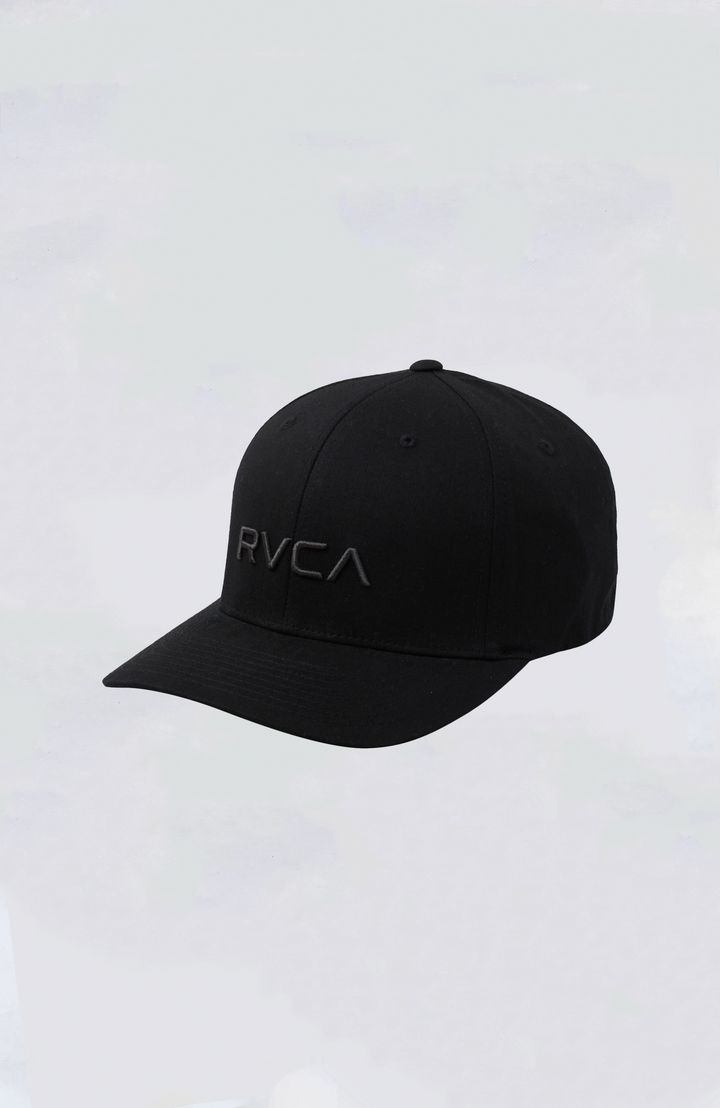 RVCA Flex Fit Baseball Hat Black S M