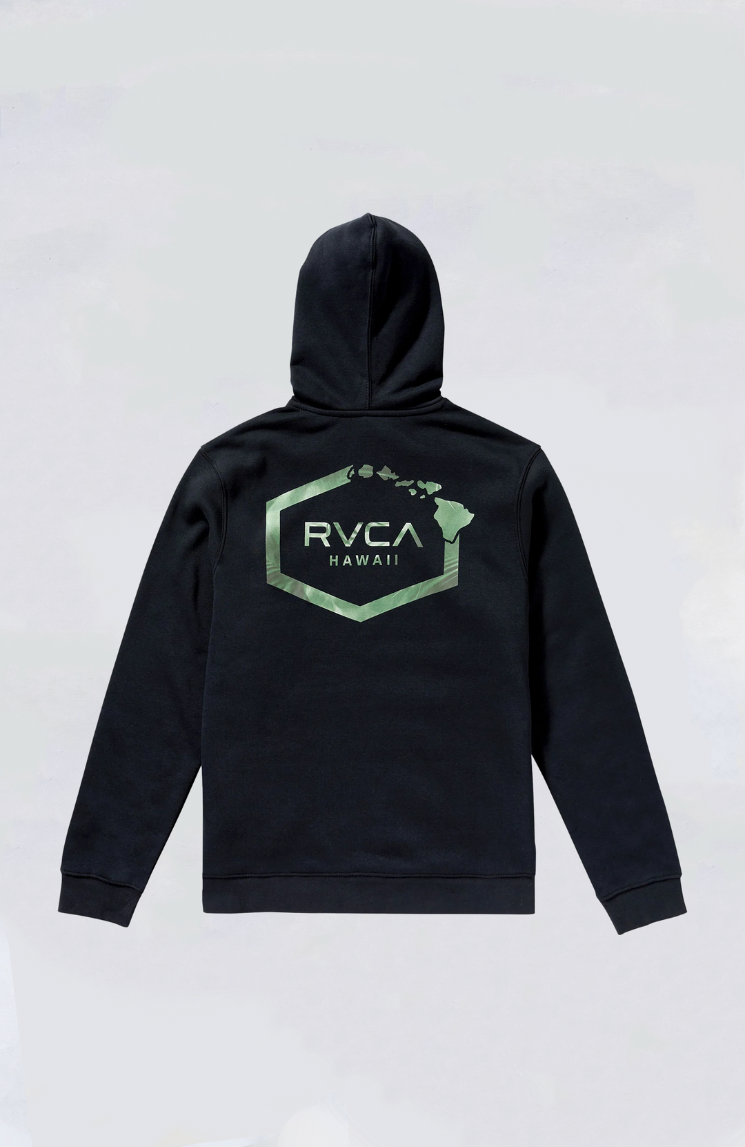 【お買い得！】 RVCAHawaiiHexHoodBlackBack_108 Clothing