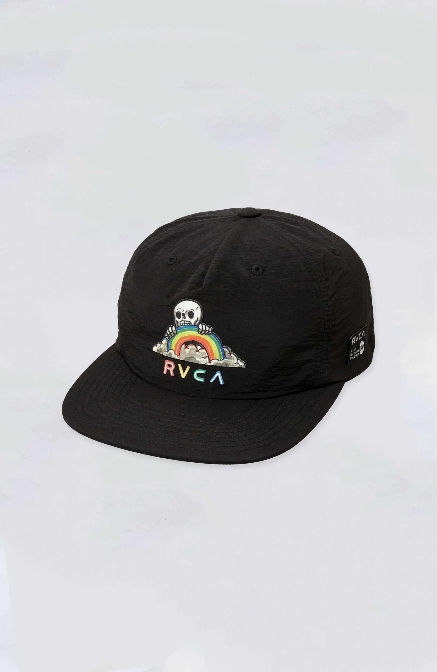 RVCA - Rainbow Skull Snapback Hat