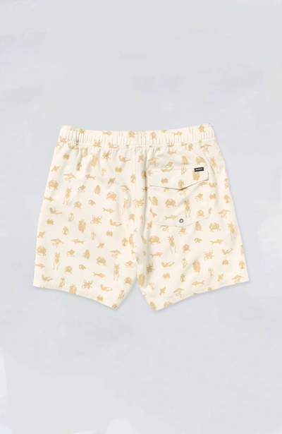 RVCA - Sea Life Elastic Trunk