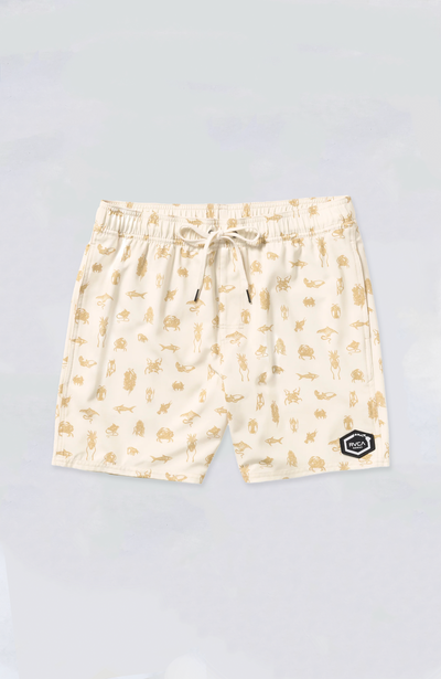 RVCA - Sea Life Elastic Trunk