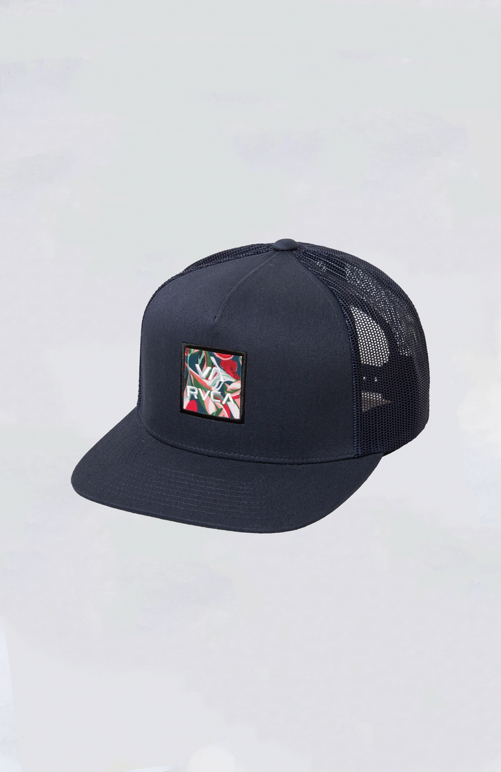 moody print trucker セール キャップ