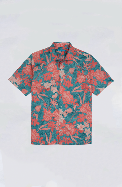 Tori Richard Standard Fit Aloha Shirt - Woodrose