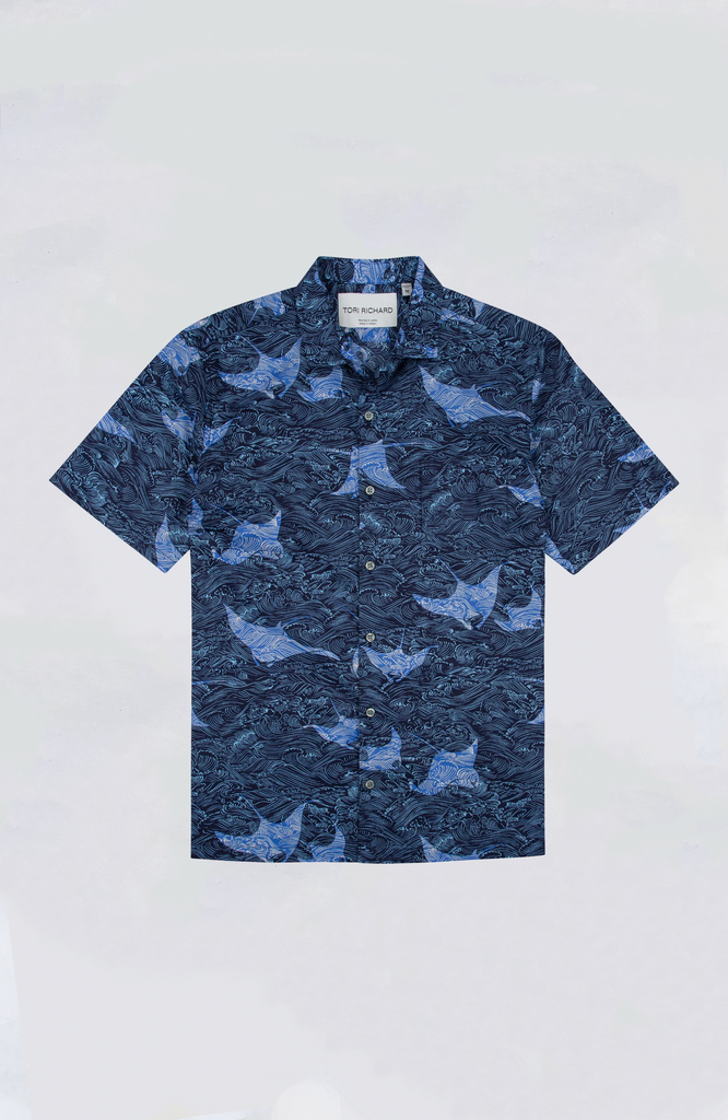 メンズウェア Mr.BlueHawaii ToriRichardMantaWavesMidnight_