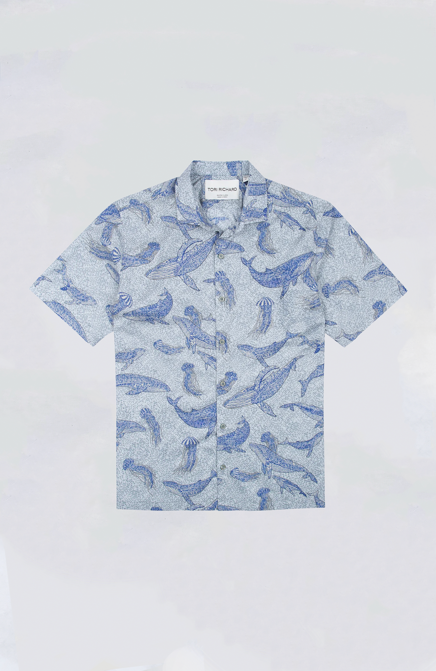 Tori Richard - Marine Mosaic Aloha Shirt