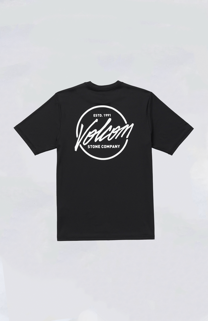 VOLCOM■Pigment Dying Stone Overfit T-shirt■送料込 VolcomStoneStampSSSurfShirtBla