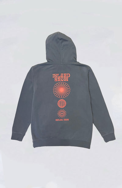 Island Snow Hawaii Garment Dyed Pullover Hoodie - IS Eclipse