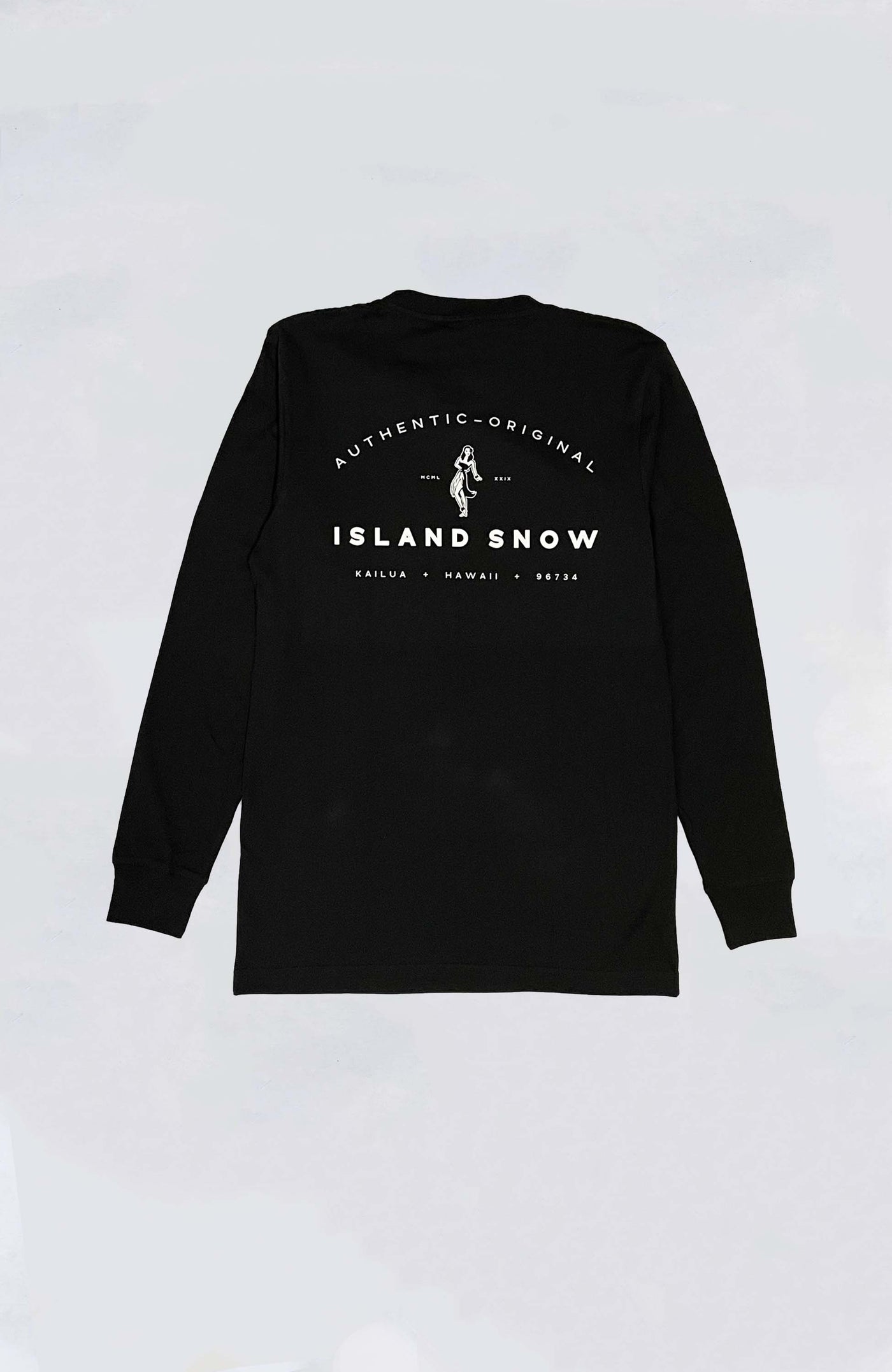 Island Snow Hawaii Premium Heavyweight Long Sleeve Tee - IS Authentic