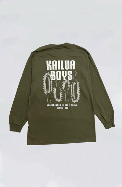 Kailua Boys Heavyweight Long Sleeve Tee - KB Art of War