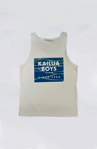 Kailua Boys Heavyweight Tank Top - KB Basic Fill Ocean