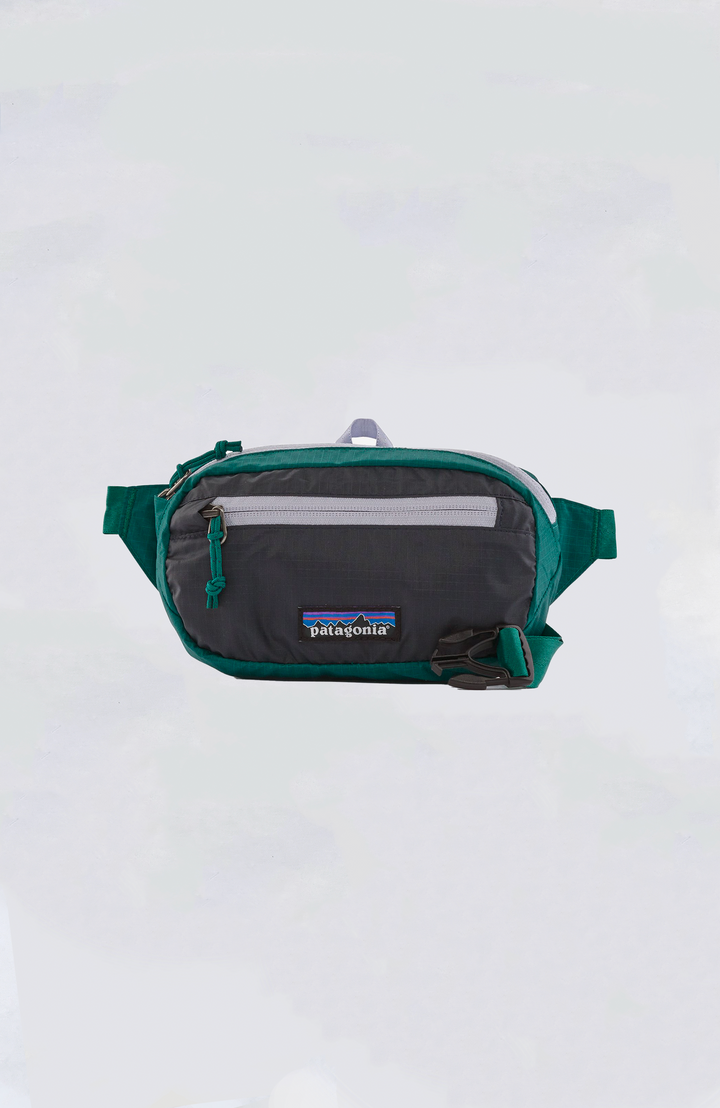 patagonia ultralight black hole mini hip pack hemlock green Rollover_Img:encoded:https%3A%2F%2Fcdn.shopify.com%2Fs%2Ffiles%2F1%2F0577%2F7784%2F8502%2Ffiles%2FIH7965-100_nike_varsity_elite_backpack__college_grey_3.jpg%3Fv%3D1768386370 Backpack on wheels Frozen Handle Position:Left Hand this handy hip pack