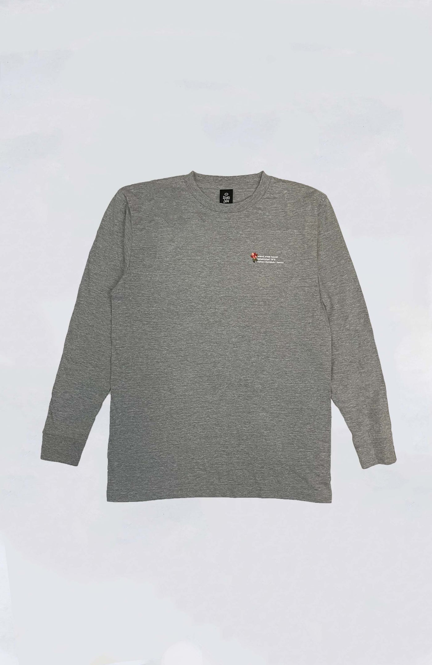 Island Snow Hawaii Premium Heavyweight Long Sleeve Tee - IS Bouquet