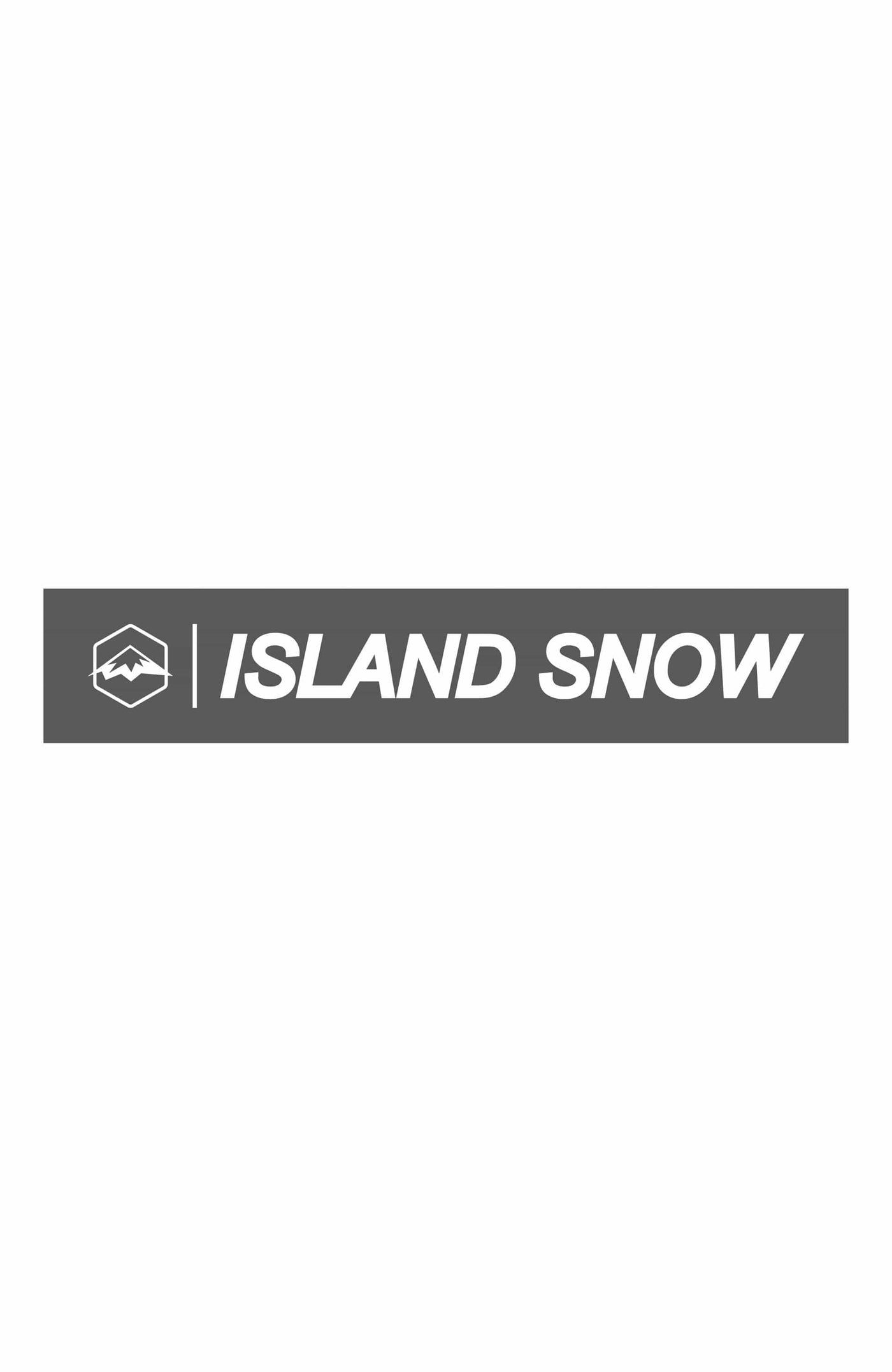 Island Snow Hawaii Stickers Charcoal / One Size Island Snow Hawaii Sticker - IS Sport Hex