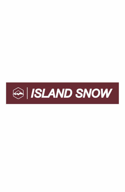 Island Snow Hawaii Stickers Maroon / One Size Island Snow Hawaii Sticker - IS Sport Hex